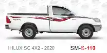 ملصق جانبي هايلكس سنجل تويوتا غمارة 
جانبي موديلات السيارات  تويوتا هي لوكس هيلوكس
hilux RWD single cab 2020side sticker
Sticky tape STRIPE  HILUX
TOYOTA HILUX PICKUP DLX DOUBLE
خط تويوتا هايلكس  خليجي 2020
خط تويوتا هايلكس  بريمي 2020
خط تويوتاهايلكس  قط