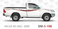 ملصق جانبي هايلكس سنجل تويوتا غمارة 
جانبي موديلات السيارات  تويوتا هي لوكس هيلوكس
hilux RWD single cab 2020side sticker
Sticky tape STRIPE  HILUX
TOYOTA HILUX PICKUP DLX DOUBLE
خط تويوتا هايلكس  خليجي 2020
خط تويوتا هايلكس  بريمي 2020
خط تويوتاهايلكس  قط