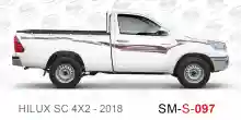 ملصق جانبي هايلكس سنجل تويوتا غمارة 
جانبي موديلات السيارات  تويوتا هي لوكس هيلوكس
hilux RWD single cab 2018side sticker
Sticky tape STRIPE  HILUX
TOYOTA HILUX PICKUP DLX DOUBLE
خط تويوتا هايلكس  خليجي 2018
خط تويوتا هايلكس  بريمي 2018
خط تويوتاهايلكس  قط