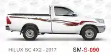 ملصق جانبي هايلكس سنجل تويوتا غمارة 
جانبي موديلات السيارات  تويوتا هي لوكس هيلوكس
hilux RWD single cab 2017side sticker
Sticky tape STRIPE  HILUX
TOYOTA HILUX PICKUP DLX DOUBLE
خط تويوتا هايلكس  خليجي 2017
خط تويوتا هايلكس  بريمي 2017
خط تويوتاهايلكس  قط