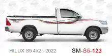 ملصق جانبي هايلكس طويل دفع خلفي تويوتا غمارة  
جانبي موديلات السيارات  تويوتا  هيلوكس
hilux  single 2022side sticker
Custom-designed adhesive tape for Hilux vehicles
TOYOTA HILUX PICKUP DLX DOUBLE
S5-2022 hilux 4x2 single cab 2022 side sticker

خط تويوت