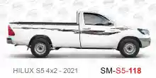 ملصق جانبي هايلكس طويل دفع خلفي تويوتا غمارة  	
جانبي موديلات السيارات  تويوتا  هيلوكس	
hilux  single 2021side sticker	
Custom-designed adhesive tape for Hilux vehicles	
TOYOTA HILUX PICKUP DLX DOUBLE	
S5-2021 hilux 4x2 single cab 2021 side sticker	
	
خ
