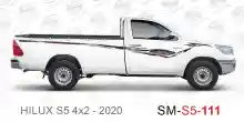 ملصق جانبي هايلكس طويل دفع خلفي تويوتا غمارة  	
جانبي موديلات السيارات  تويوتا  هيلوكس	
hilux  single 2020side sticker	
Custom-designed adhesive tape for Hilux vehicles	
TOYOTA HILUX PICKUP DLX DOUBLE	
S5-2020 hilux 4x2 single cab 2020 side sticker	
خ