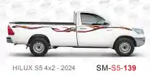 ملصق جانبي هايلكس طويل دفع خلفي تويوتا غمارة  
جانبي موديلات السيارات  تويوتا  هيلوكس
hilux  single 2024side sticker
Custom-designed adhesive tape for Hilux vehicles
TOYOTA HILUX PICKUP DLX DOUBLE
S5-2024 hilux 4x2 single cab 2024 side sticker

خط تويوتاه