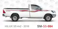 ملصق جانبي هايلكس طويل دفع خلفي تويوتا غمارة  	
جانبي موديلات السيارات  تويوتا  هيلوكس	
hilux  single 2016side sticker	
Custom-designed adhesive tape for Hilux vehicles	
TOYOTA HILUX PICKUP DLX DOUBLE	
S5-2025 hilux 4x2 single cab 2025 side sticker	
	
خط