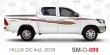 ملصق جانبي هايلكس سنجل تويوتا غمارتين 	
جانبي موديلات السيارات  تويوتا  هيلوكس	
hilux 4WD single 2018side sticker	
Custom-designed adhesive tape for Hilux vehicles	
TOYOTA HILUX PICKUP DLX DOUBLE	
Toyota Hilux 4x2 Double Cab	
خط تويوتا هايلكس  بريمي 2018