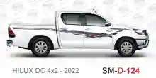 ملصق جانبي هايلكس سنجل تويوتا غمارتين 	
جانبي موديلات السيارات  تويوتا  هيلوكس	
hilux 4WD single 2022side sticker	
Custom-designed adhesive tape for Hilux vehicles	
TOYOTA HILUX PICKUP DLX DOUBLE	
Toyota Hilux 4x2 Double Cab	
خط تويوتا هايلكس  بريمي 2022