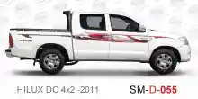 ملصق جانبي هايلكس سنجل تويوتا غمارتين 	
جانبي موديلات السيارات  تويوتا  هيلوكس	
hilux 4WD single 2011side sticker	
Custom-designed adhesive tape for Hilux vehicles	
TOYOTA HILUX PICKUP DLX DOUBLE	
Toyota Hilux 4x2 Double Cab	
خط تويوتا هايلكس  بريمي 2011