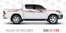 ملصق جانبي هايلكس سنجل تويوتا غمارتين 	
جانبي موديلات السيارات  تويوتا  هيلوكس	
hilux 4WD single 2023side sticker	
Custom-designed adhesive tape for Hilux vehicles	
TOYOTA HILUX PICKUP DLX DOUBLE	
Toyota Hilux 4x2 Double Cab	
خط تويوتا هايلكس  بريمي 2023