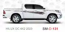 ملصق جانبي هايلكس سنجل تويوتا غمارتين 	
جانبي موديلات السيارات  تويوتا  هيلوكس	
hilux 4WD single 2023side sticker	
Custom-designed adhesive tape for Hilux vehicles	
TOYOTA HILUX PICKUP DLX DOUBLE	
Toyota Hilux 4x2 Double Cab	
خط تويوتا هايلكس  بريمي 2023