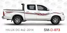 ملصق جانبي هايلكس سنجل تويوتا غمارتين 	
جانبي موديلات السيارات  تويوتا  هيلوكس	
hilux 4WD single 2014side sticker	
Custom-designed adhesive tape for Hilux vehicles	
TOYOTA HILUX PICKUP DLX DOUBLE	
Toyota Hilux 4x2 Double Cab	
خط تويوتا هايلكس  بريمي 2014