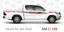 ملصق جانبي هايلكس سنجل تويوتا غمارتين 	
جانبي موديلات السيارات  تويوتا  هيلوكس	
hilux 4WD single 2022side sticker	
Custom-designed adhesive tape for Hilux vehicles	
TOYOTA HILUX PICKUP DLX DOUBLE	
Toyota Hilux 4x2 Double Cab	
خط تويوتا هايلكس  بريمي 2022