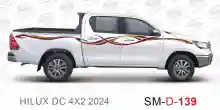 ملصق جانبي هايلكس سنجل تويوتا غمارتين 	
جانبي موديلات السيارات  تويوتا  هيلوكس	
hilux 4WD single 2024side sticker	
Custom-designed adhesive tape for Hilux vehicles	
TOYOTA HILUX PICKUP DLX DOUBLE	
Toyota Hilux 4x2 Double Cab	
خط تويوتا هايلكس  بريمي 2024