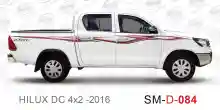 ملصق جانبي هايلكس سنجل تويوتا غمارتين 	
جانبي موديلات السيارات  تويوتا  هيلوكس	
hilux 4WD single 2016side sticker	
Custom-designed adhesive tape for Hilux vehicles	
TOYOTA HILUX PICKUP DLX DOUBLE	
Toyota Hilux 4x2 Double Cab	
خط تويوتا هايلكس  بريمي 2016
