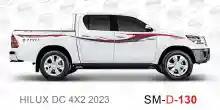 ملصق جانبي هايلكس سنجل تويوتا غمارتين 	
جانبي موديلات السيارات  تويوتا  هيلوكس	
hilux 4WD single 2023side sticker	
Custom-designed adhesive tape for Hilux vehicles	
TOYOTA HILUX PICKUP DLX DOUBLE	
Toyota Hilux 4x2 Double Cab	
خط تويوتا هايلكس  بريمي 2023