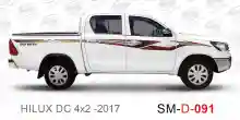 ملصق جانبي هايلكس سنجل تويوتا غمارتين 	
جانبي موديلات السيارات  تويوتا  هيلوكس	
hilux 4WD single 2017side sticker	
Custom-designed adhesive tape for Hilux vehicles	
TOYOTA HILUX PICKUP DLX DOUBLE	
Toyota Hilux 4x2 Double Cab	
خط تويوتا هايلكس  بريمي 2017