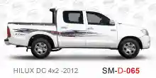 ملصق جانبي هايلكس سنجل تويوتا غمارتين 	
جانبي موديلات السيارات  تويوتا  هيلوكس	
hilux 4WD single 2012side sticker	
Custom-designed adhesive tape for Hilux vehicles	
TOYOTA HILUX PICKUP DLX DOUBLE	
Toyota Hilux 4x2 Double Cab	
خط تويوتا هايلكس  بريمي 2012