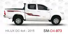 ملصق هايلوكس ملصق جانبي هايلكس 4x4 تويوتا غمارتين D4-2015 2015 Toyota Hilux 4x4 Double Cab Side Sticker