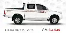 ملصق هايلوكس ملصق جانبي هايلكس 4x4 تويوتا غمارتين D4-2011 2011 Toyota Hilux 4x4 Double Cab Side Sticker