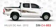 ملصق هايلوكس ملصق جانبي هايلكس 4x4 تويوتا غمارتين D4-2012 2012 Toyota Hilux 4x4 Double Cab Side Sticker