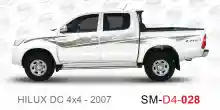 ملصق هايلوكس ملصق جانبي هايلكس 4x4 تويوتا غمارتين D4-2007 2007 Toyota Hilux 4x4 Double Cab Side Sticker
