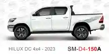 ملصق هايلوكس ملصق جانبي هايلكس 4x4 تويوتا غمارتين D4-2023 2023 Toyota Hilux 4x4 Double Cab Side Sticker
