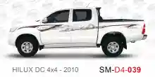 ملصق هايلوكس ملصق جانبي هايلكس 4x4 تويوتا غمارتين D4-2010 2010 Toyota Hilux 4x4 Double Cab Side Sticker
