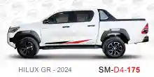 ملصق هايلوكس ملصق جانبي هايلكس 4x4 تويوتا غمارتين D4-2024 2024 Toyota Hilux 4x4 Double Cab Side Sticker