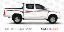 ملصق هايلوكس ملصق جانبي هايلكس 4x4 تويوتا غمارتين D4-2006 2006 Toyota Hilux 4x4 Double Cab Side Sticker