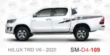 ملصق هايلوكس ملصق جانبي هايلكس 4x4 تويوتا غمارتين D4-2020 2020 Toyota Hilux 4x4 Double Cab Side Sticker