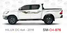 ملصق هايلوكس ملصق جانبي هايلكس 4x4 تويوتا غمارتين D4-2016 2016 Toyota Hilux 4x4 Double Cab Side Sticker