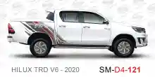 ملصق هايلوكس ملصق جانبي هايلكس 4x4 تويوتا غمارتين D4-2020 2020 Toyota Hilux 4x4 Double Cab Side Sticker