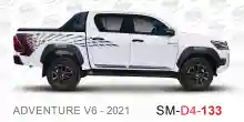 ملصق هايلوكس ملصق جانبي هايلكس 4x4 تويوتا غمارتين D4-2021 2021 Toyota Hilux 4x4 Double Cab Side Sticker